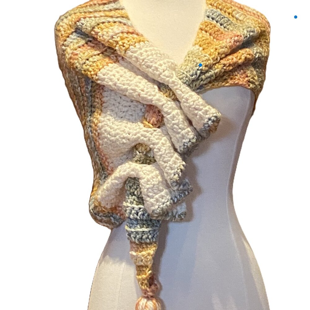 Over the head shoulder scarf